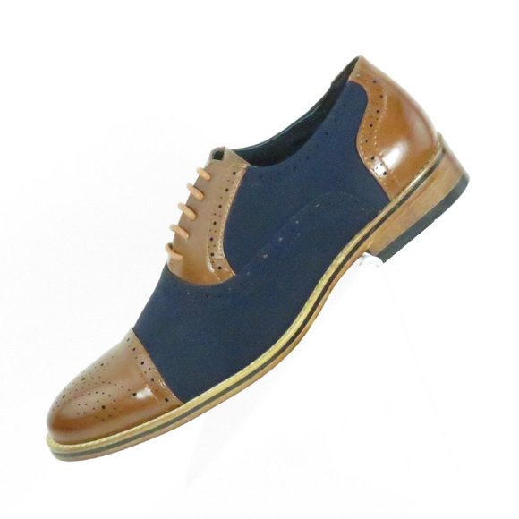 Two-Tone Oxford Executive Shoes by UV Signature - Picture 3 of 12